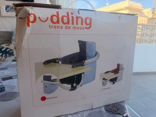 Trona de mesa Pudding