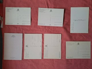 Lote 7 Postales Arte Renacentista