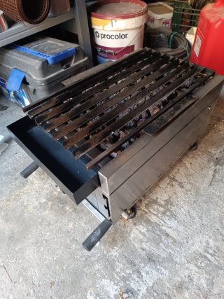 Barbacoa Gas Piedra Volcánica