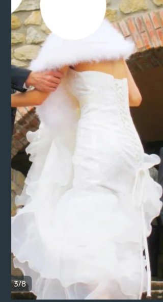 Vestido de Novia color marfil