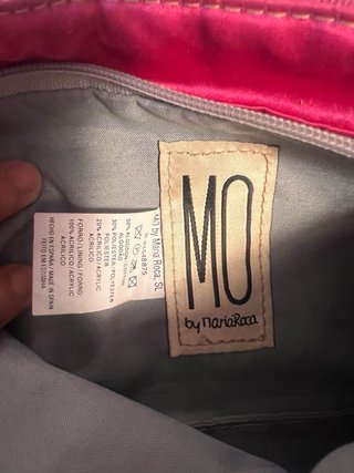 Cartera de mano MO lunares fucsia