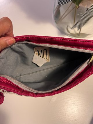 Cartera de mano MO lunares fucsia