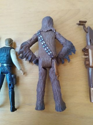 Lote Star Wars - C-3PO Han Solo y Chewbacca