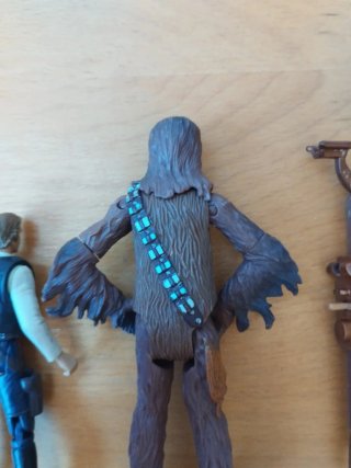 Lote Star Wars - C-3PO Han Solo y Chewbacca
