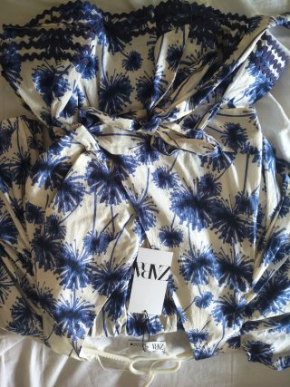 Conjunto Top y Falda Estampado Floral