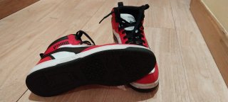Botas Puma Rojas y Blancas