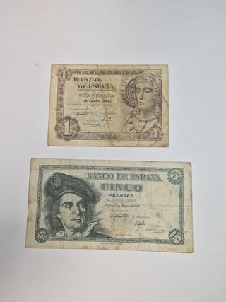 LOTE BILLETES PESETAS 1948
