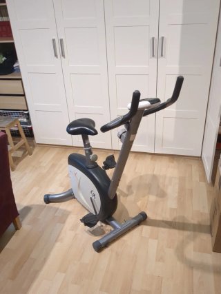 Bicicleta Estática Gris