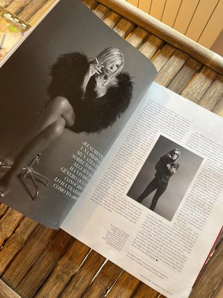 Revista harpers bazar Alaska y Mario