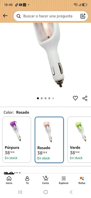 Humidificador Coche Aroma Purificador Aire