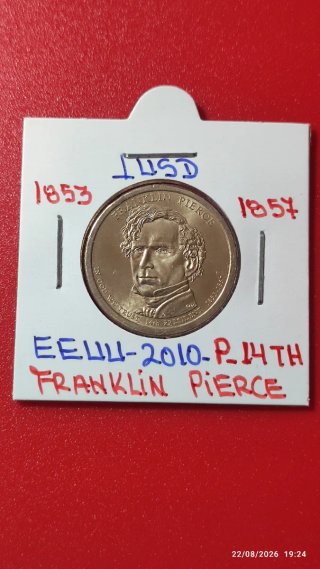Monedas Coleccionables USA -Presidentes Circuladas