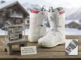 Botas de Snowboard Salomon Pearl White Talla 41