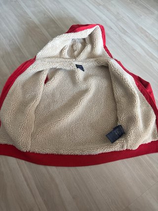 Sudadera Hackett niño forro borrego. Talla 9-10.