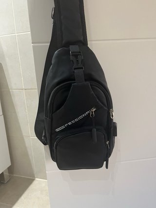 Bolso cruzado hombre negro
