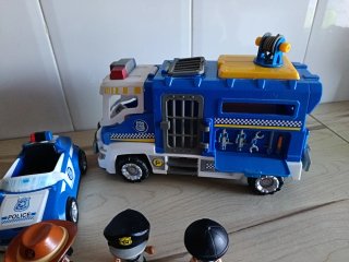 Pinypon Conjunto Policía Camión y Coche