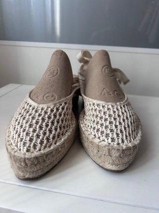 Alpargatas esparto blancas