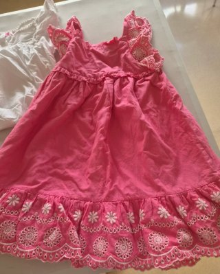 Conjunto Ropa Niña Rosa y Blanca