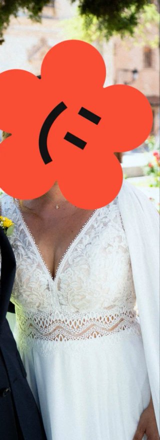 Vestido de Novia Blanco Encaje