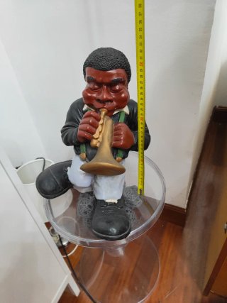 Figura Jazzista Trompetista Decorativa