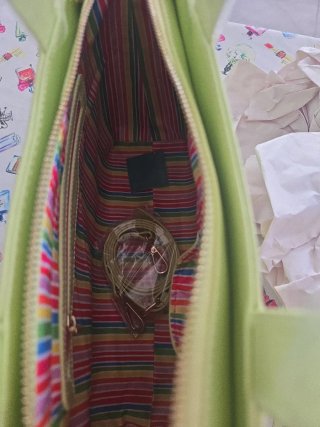 Bolso Agatha Ruiz de la Prada verdeamarillo