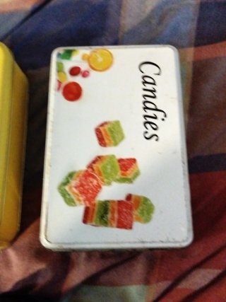 2 Cajas de Lata Decoradas