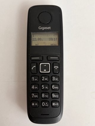 Teléfonos inalámbricos Gigaset negros