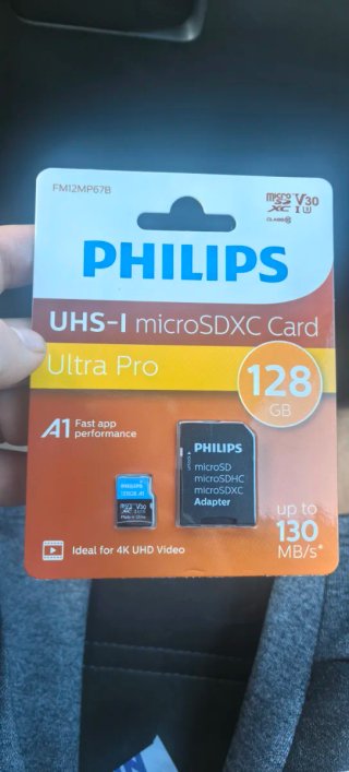 Tarjeta MicroSD Philips 128GB UHS-I A1