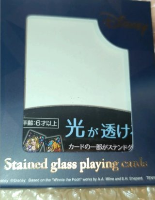 Baraja Stained Glass Playung Cards Disney Tenyo