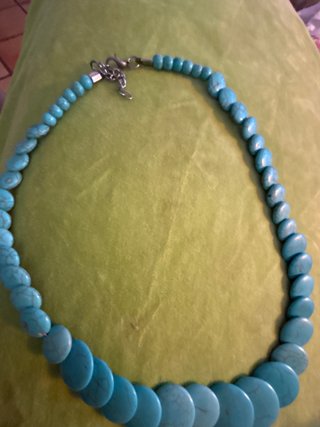 Collar Turquesa pulsera y anillo