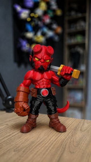 Figura Hellboy | 20cm | 3D