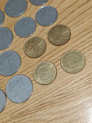 Lote 16 monedas Liras Italianas