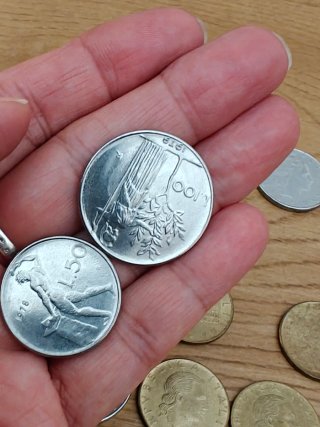 Lote 16 monedas Liras Italianas
