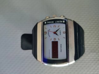 Reloj Vintage Doble Hora Digital/Analógico