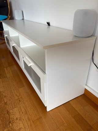 Mueble TV Ikea Brimnes Blanco 180x41x53 cm