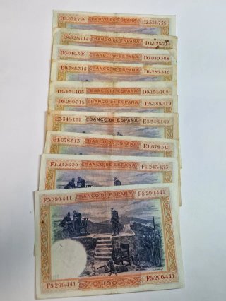 BILLETES 100 PESETAS 1925
