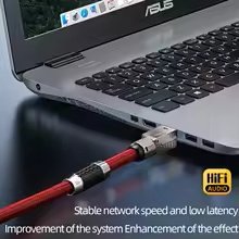 Cable Red CAT.8 HIFI Plata Pura 1.5m