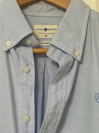 Camisa Oxford Azul Alvaro Moreno Talla 38