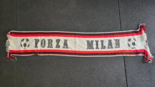 Sciarpa AC Milan vintage lana 1988/89