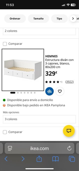 Cama nido con cajones