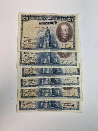 BILLETES 25 PESETAS 1928