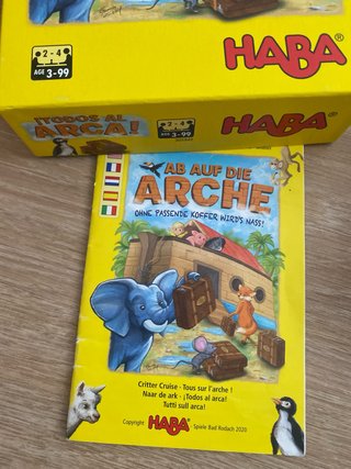 Juego de mesa ¡Todos al arca! Haba