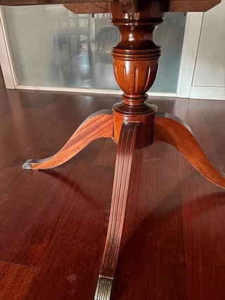 Mesa comedor de ukola, redonda extensible