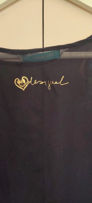 Blusa Desigual Tul Azul marino/ Estampado