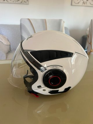 Casco Moto Talla XS Blanco AXXIS