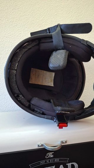 Casco modulare moto nero opaco XXL