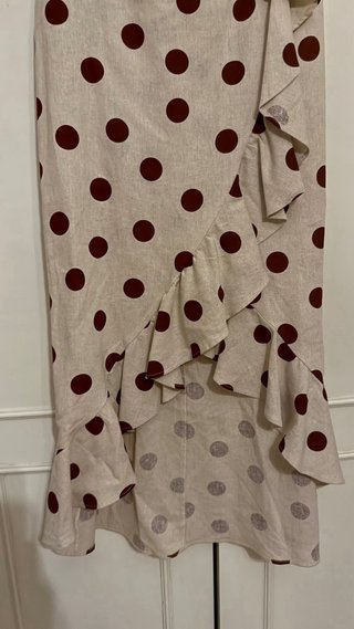 Vestido lunares Zara Talla L