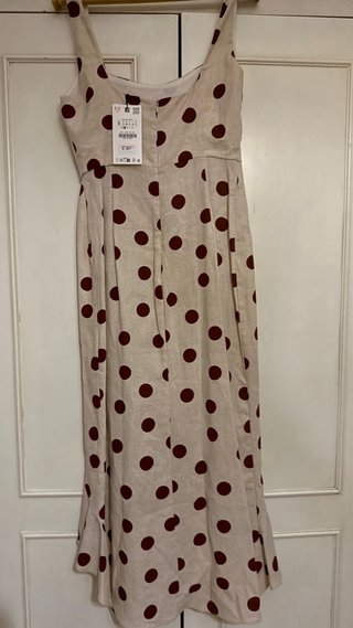 Vestido lunares Zara Talla L