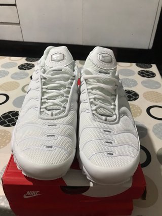 Nike Air Max Plus TN Triple White Sneakers