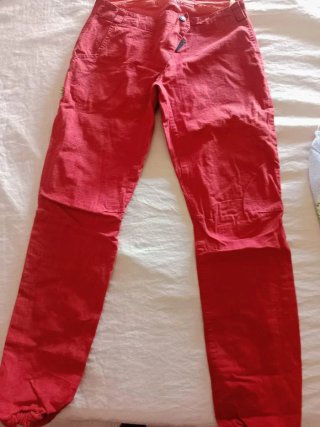Pantalón EDELRID Talla S Rojo