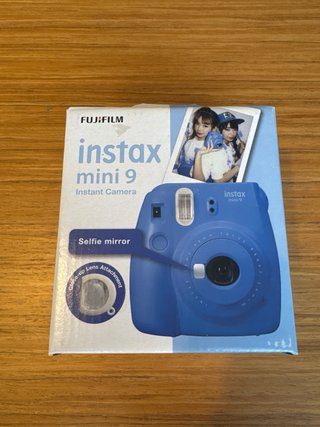 Cámara Instantánea Fujifilm Instax Mini 9 azul